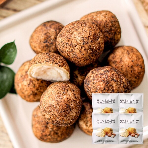 STAR PLANET SHOP,김성식 뚱딴지 마을 뚱단지 감자빵 이눌린 국내산 돼지감자 반죽 구운 담백한 감자 앙금 빵