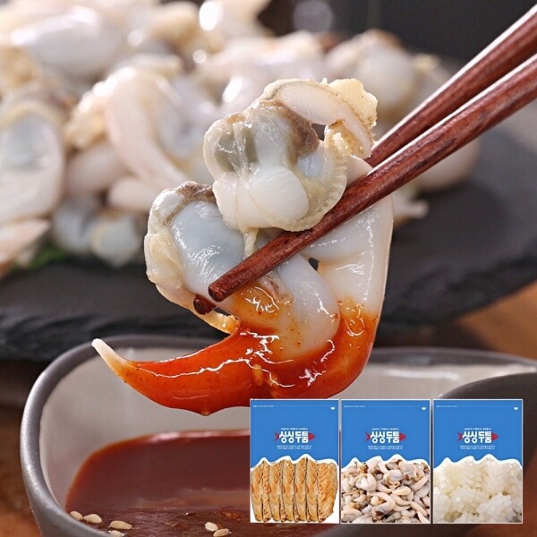 [손질] 싱싱두툼 청정바다 3종 세트 순살 노르웨이 고등어 오징어 새조개