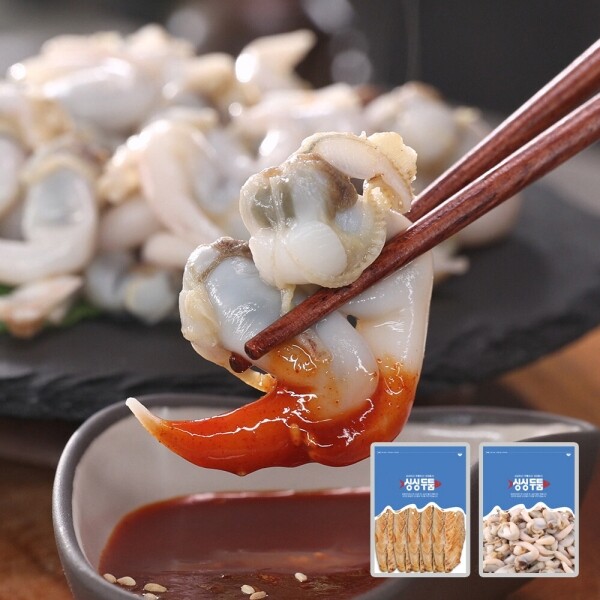 [손질] 싱싱두툼 청정바다 2종 세트 순살 노르웨이 고등어 새조개