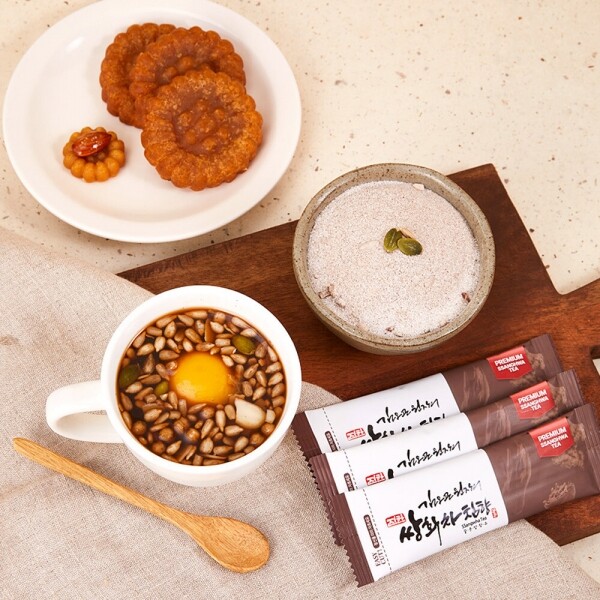 STAR PLANET SHOP,[리뉴얼] 김오곤 진한 쌍화차 침향 50포 고명 50g 쌍화 건강차 한방 전통차