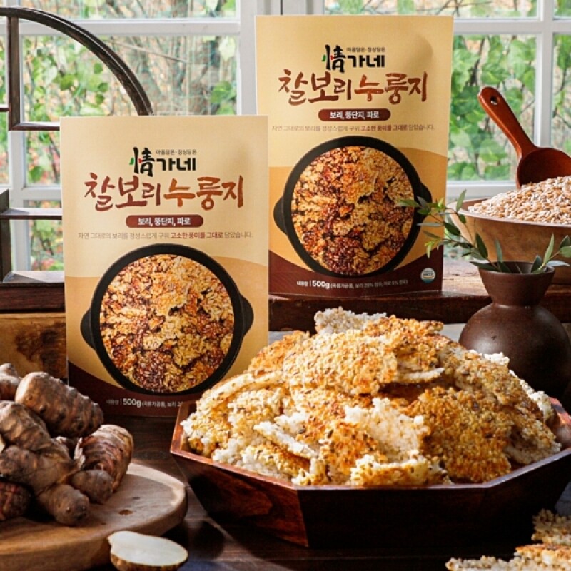 [건강식] 정가네 찰보리 누룽지 국내산 찰보리 돼지감자 보리 백미 숭늉 누릉지