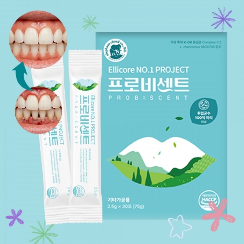 엘리코어 프로비센트 구강 유산균 프로바이오틱스