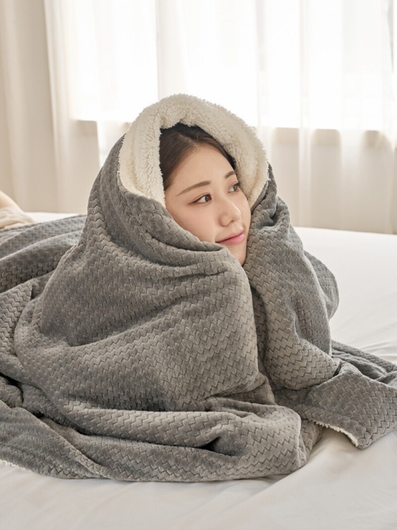 [어썸] 도톰한 풀워밍 양면 전기담요 전신 온열 블랭킷